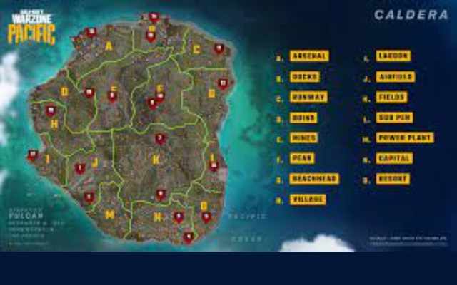 Analyzing Warzone Caldera's Map