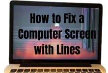 How to Fix a Computer Screen with Lines