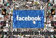 hide photos on facebook