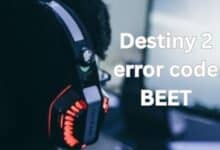 Destiny 2 error code BEET