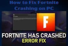How to Fix Fortnite Crashing on PC
