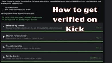 How to get verified on Kick