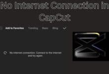 No Internet Connection in CapCut