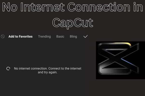 No Internet Connection in CapCut