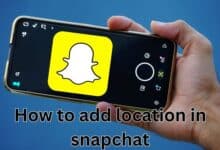 add location in snapchat
