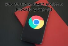 fix internet access is blocked in chrome