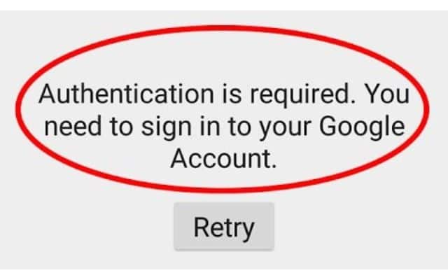 Authentication is Required