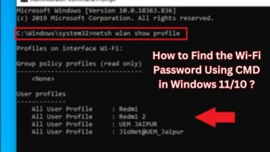 Find the Wi-Fi Password Using CMD