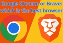 Google Chrome or Brave