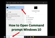 Open Command prompt