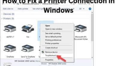 Printer Connection
