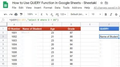 QUERY Function