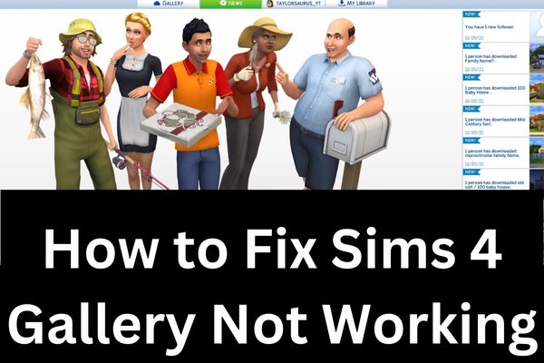 Sims 4 Gallery Not Working