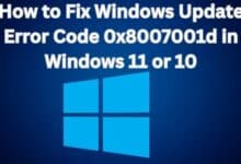 Windows Update Error Code 0x8007001d