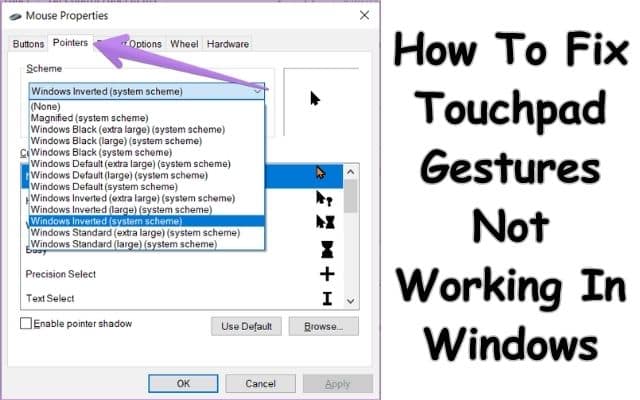 Touchpad Gestures