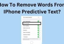 Remove Words From IPhone