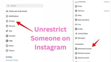 Unrestrict Someone on Instagram