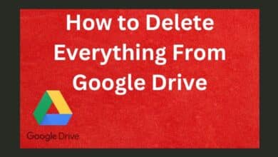 How to Delete Everything From Google Drive