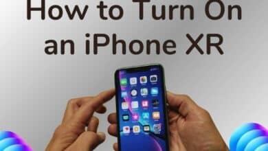 Turn On an iPhone XR