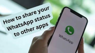 share your WhatsApp status
