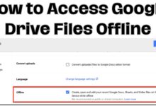 Access Google Drive Files Offline