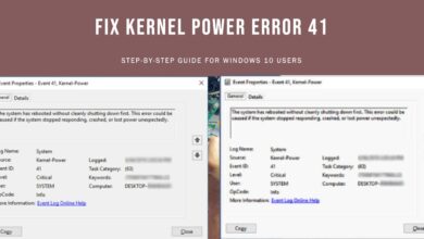 Kernel Power Error 41