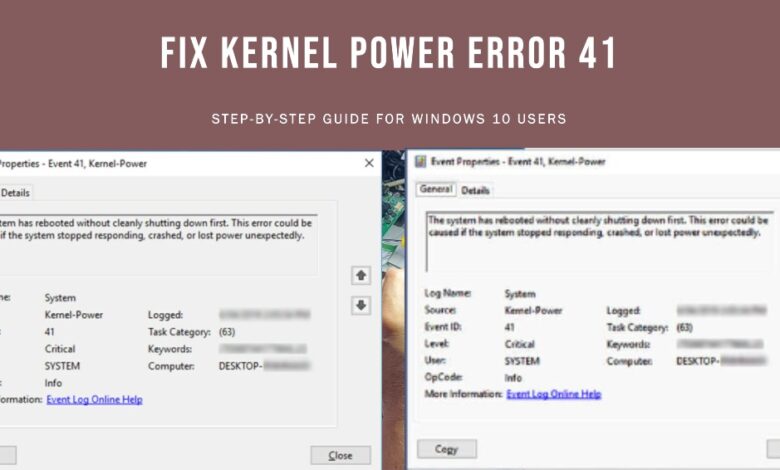 Kernel Power Error 41