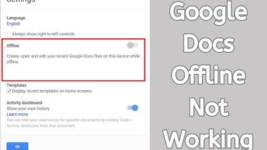 Google Docs Offline Not Working