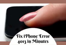 Iphone Error 4013