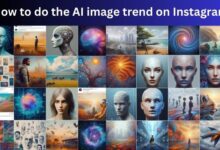 AI image trend on Instagram