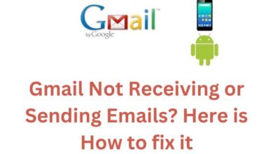 Gmail Not Receiving or Sending Emails