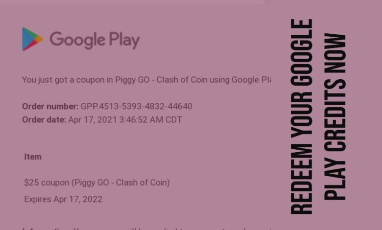 Google Play Credits