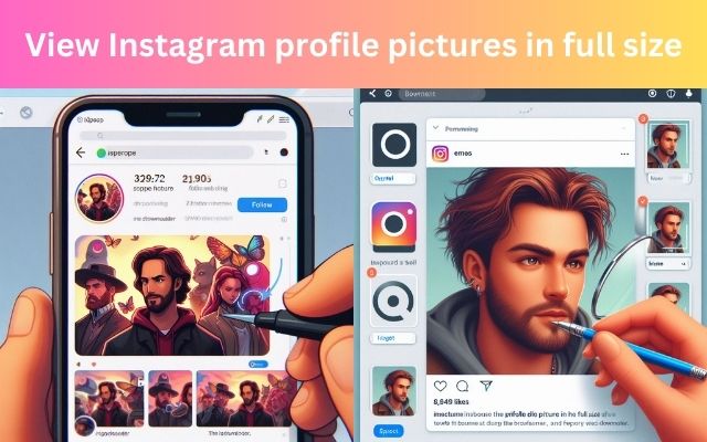 View Instagram profile pictures