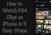 Watch PS4 Clips on iPhone