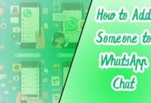 Add Someone to WhatsApp Chat