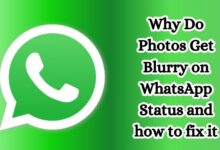 Blurry on WhatsApp Status