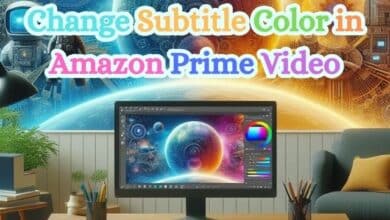 Subtitle Color in Amazon Prime Video