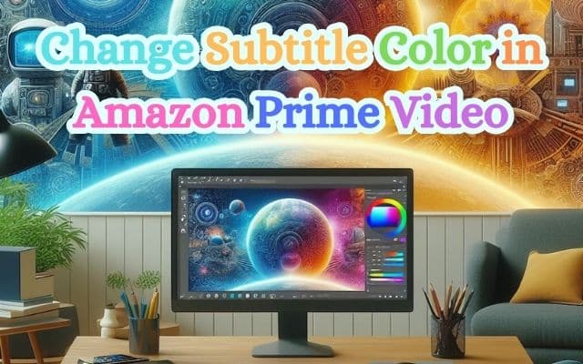 Subtitle Color in Amazon Prime Video