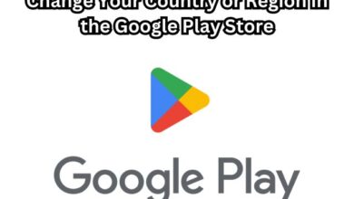 Country or Region in the Google Play Store