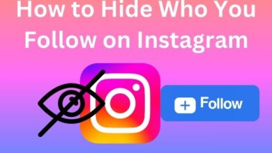 Hide Who You Follow on Instagram