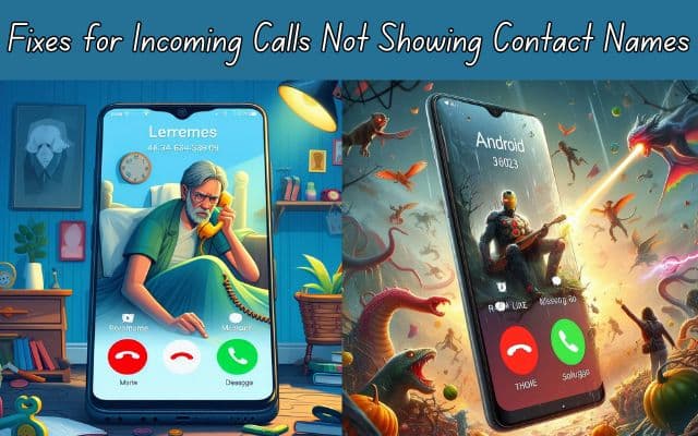 Incoming Calls Not Showing Contact Names