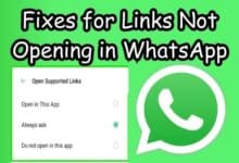 Links Not Opening in WhatsApp