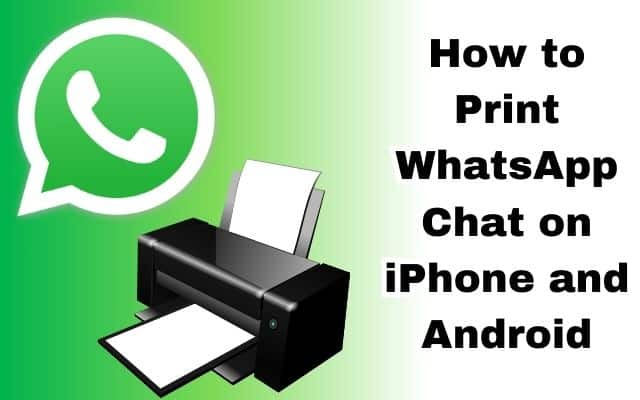 Print WhatsApp Chat