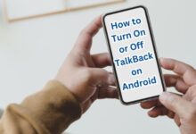 TalkBack on Android