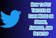 Twitter in Dark Mode