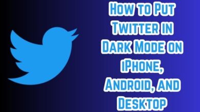 Twitter in Dark Mode