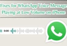 WhatsApp Voice Message Playing at Low Volume