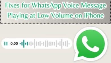WhatsApp Voice Message Playing at Low Volume