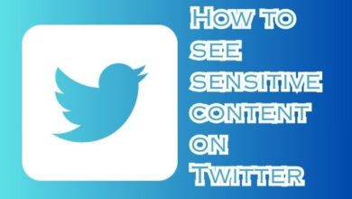 sensitive content on Twitter