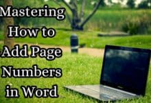 Add Page Numbers